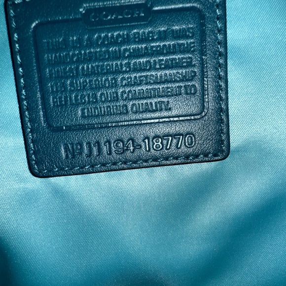 Coach Dark Green Patent Leather Tote Bag 2011 18770 - Picture 10 of 10